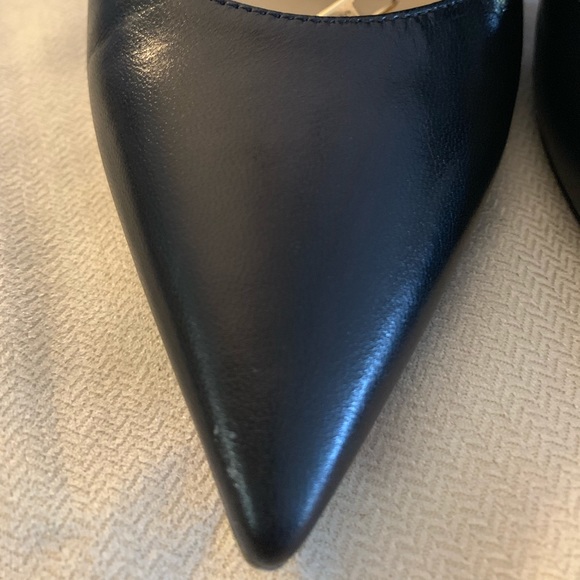 Jimmy Choo black leather heels pumps closed toes 8 - Picture 4 of 8